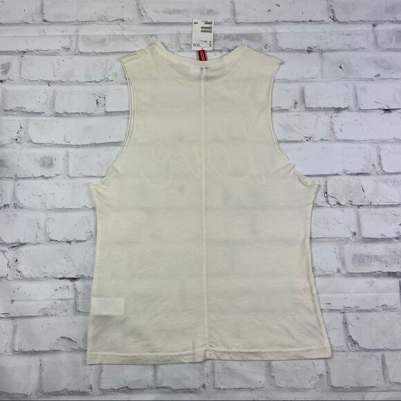 H&M Love Muscle Tank Off-White | Size XS | NEW - Picture 6 of 7